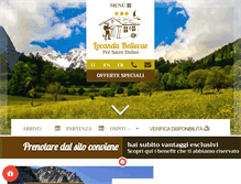 Tablet Screenshot of locandabellevue.com